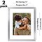 Americanflat 2 Pack of Picture Frames with Mat - Plexiglass Cover